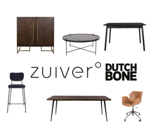 Ca. 16x Retourgoederen Zuiver/Dutchbone op pallet , Zuiver En Dutchbon